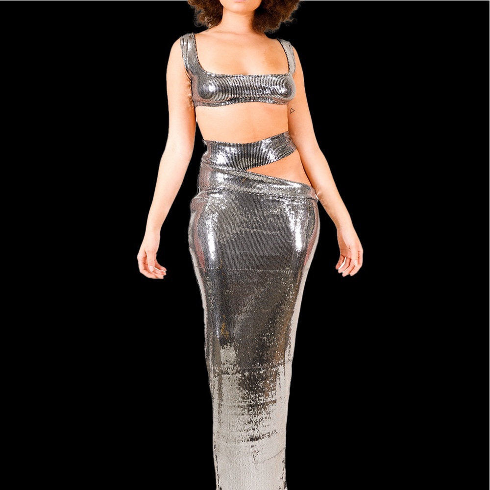 Grayscale 2 piece skirt set